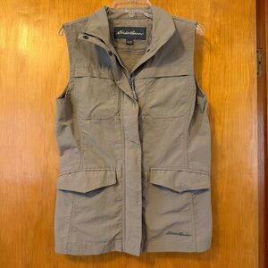 Eddie Bauer Women's Beige Vest Size XS